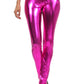 Sakkas Footless Liquid Wet Look Shiny Metallic Stretch Leggings