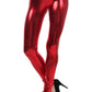 Sakkas Footless Liquid Wet Look Shiny Metallic Stretch Leggings