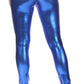 Sakkas Footless Liquid Wet Look Shiny Metallic Stretch Leggings