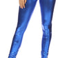 Sakkas Footless Liquid Wet Look Shiny Metallic Stretch Leggings