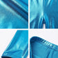 Sakkas Footless Liquid Wet Look Shiny Metallic Stretch Leggings
