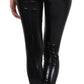 Sakkas Shiny Liquid Metallic High Waist Stretch Leggings - Made in USA