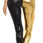 Sakkas Shiny Liquid Metallic High Waist Stretch Leggings - Made in USA
