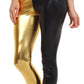 Sakkas Shiny Liquid Metallic High Waist Stretch Leggings - Made in USA