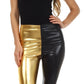 Sakkas Shiny Liquid Metallic High Waist Stretch Leggings - Made in USA