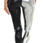 Sakkas Shiny Liquid Metallic High Waist Stretch Leggings - Made in USA