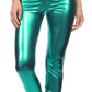 Sakkas Shiny Liquid Metallic High Waist Stretch Leggings - Made in USA