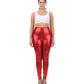 Sakkas Shiny Liquid Metallic High Waist Stretch Leggings - Made in USA
