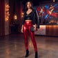 Sakkas Shiny Liquid Metallic High Waist Stretch Leggings - Made in USA