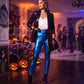 Sakkas Shiny Liquid Metallic High Waist Stretch Leggings - Made in USA
