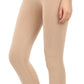 Sakkas Cable Knit Fleece Lined Leggings