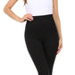 Sakkas Warm Soft Fleece Lined High Waist Leggings