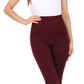 Sakkas Warm Soft Fleece Lined High Waist Leggings