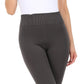 Sakkas Warm Soft Fleece Lined High Waist Leggings