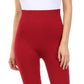 Sakkas Warm Soft Fleece Lined High Waist Leggings