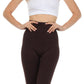 Sakkas Warm Soft Fleece Lined High Waist Leggings