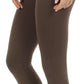 Sakkas Warm Soft Fleece Lined High Waist Leggings