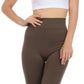 Sakkas Warm Soft Fleece Lined High Waist Leggings