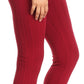 Sakkas Cable Knit Fleece Lined Leggings