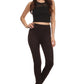 Sakkas Women's Patterned Soft Fleece Lined High Waist Leggings