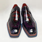 Maurice Legend Custom Made Alligator Lace-Up Shoe - Purple