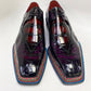 Maurice Legend Custom Made Alligator Lace-Up Shoe - Purple