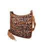 Women's Solid Quilted Shiny Puffer Crossbody Bag