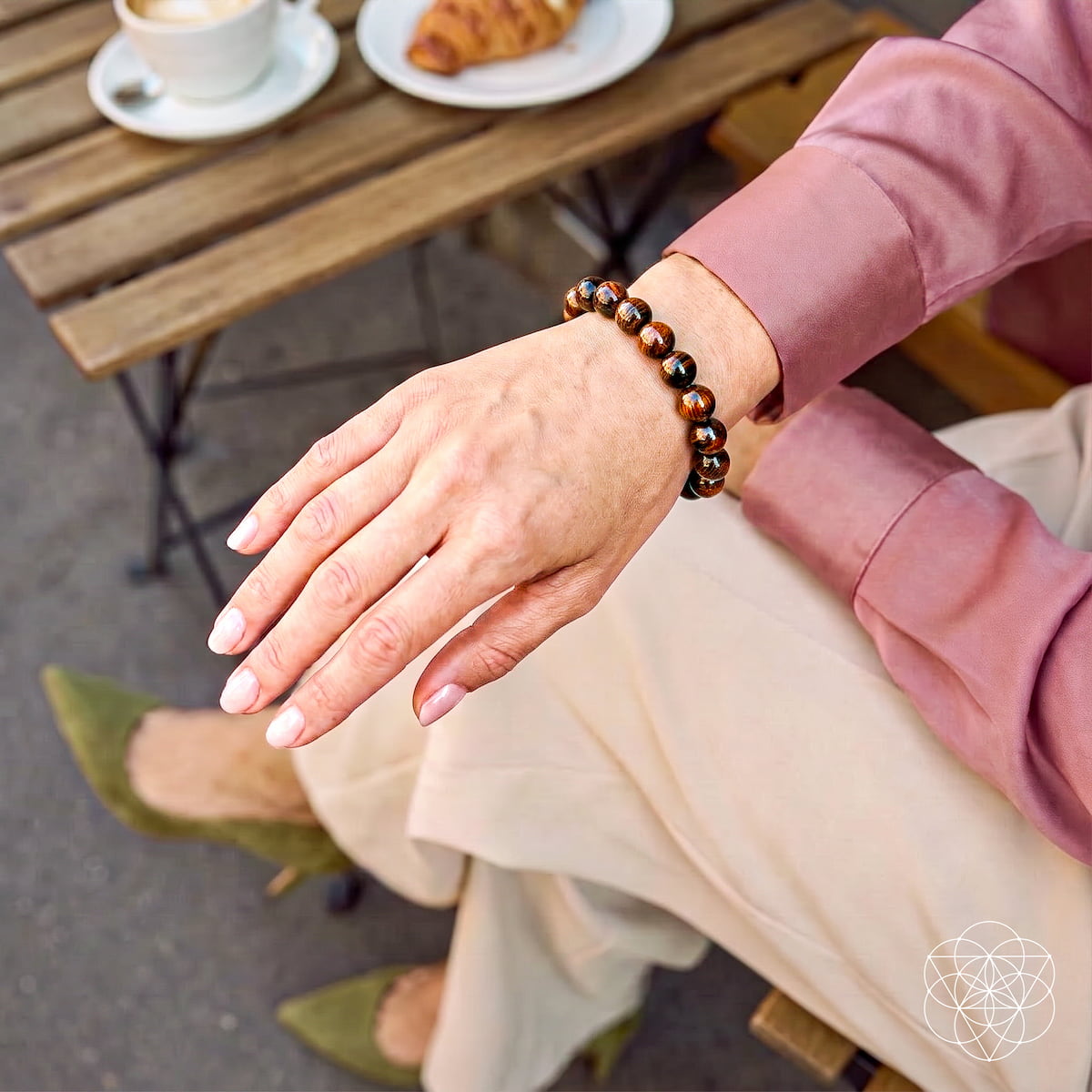 El Rompe Autosabotaje - Pulsera de Obsidiana Caoba