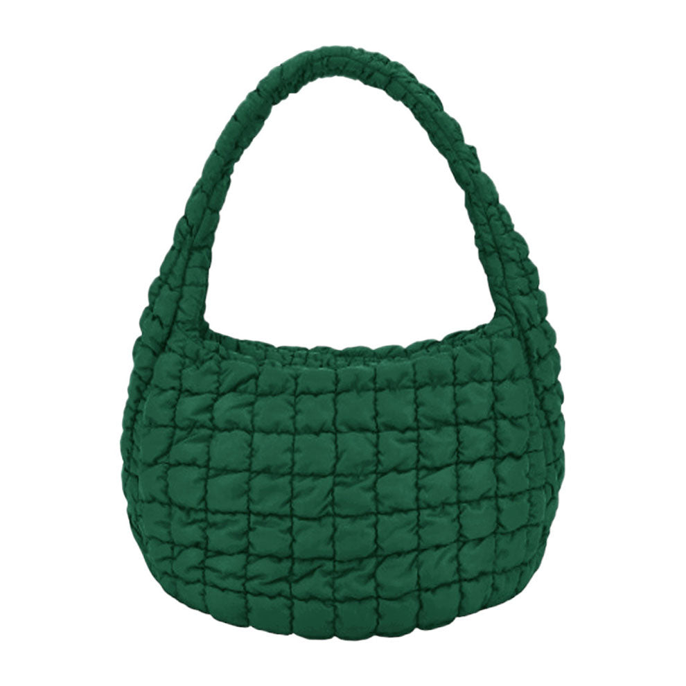 Quilted Puffer Shoulder Crossbody Bag