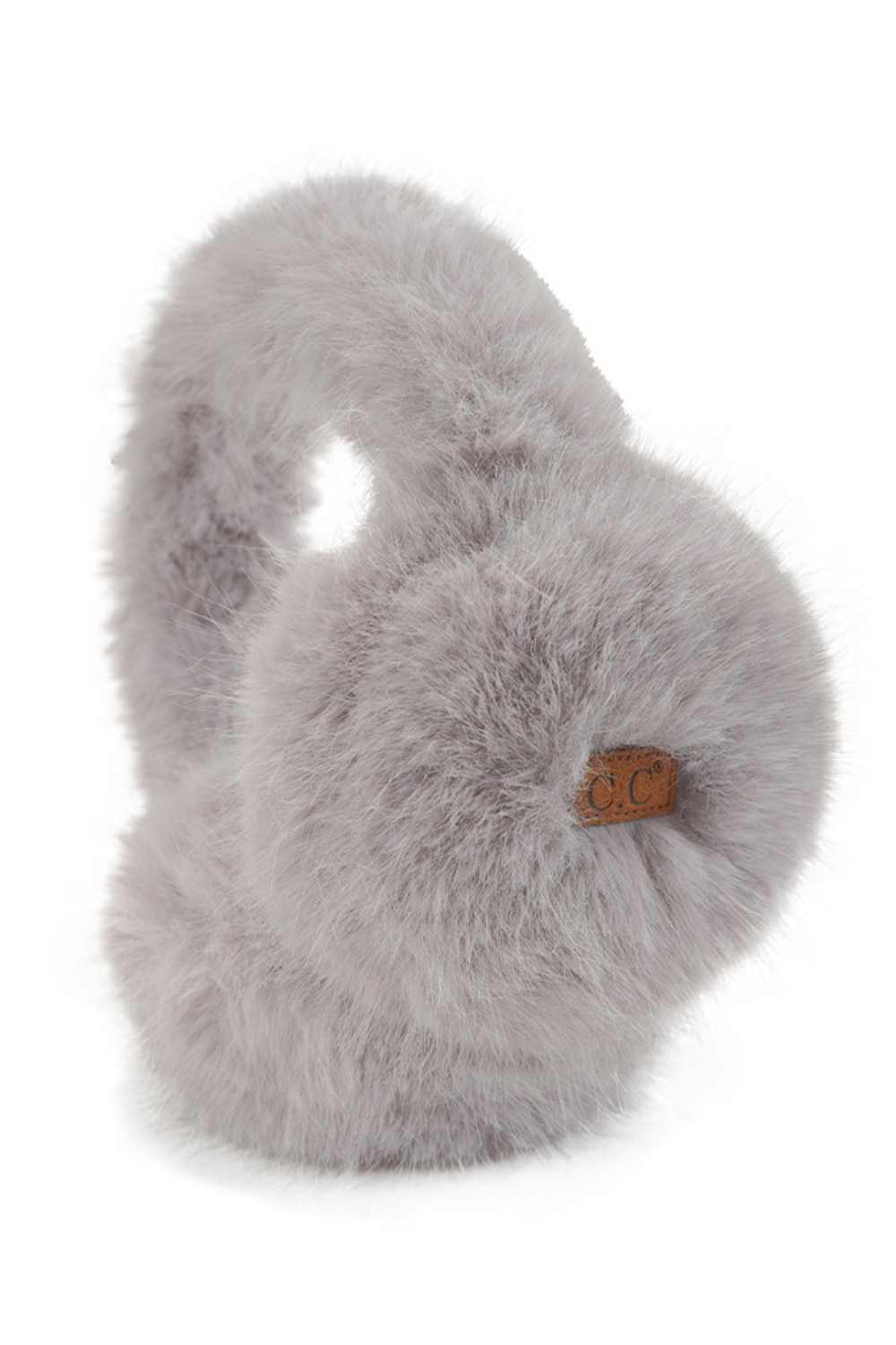 C.C Solid Long Fur Winter Ear Muff Ear Warmer