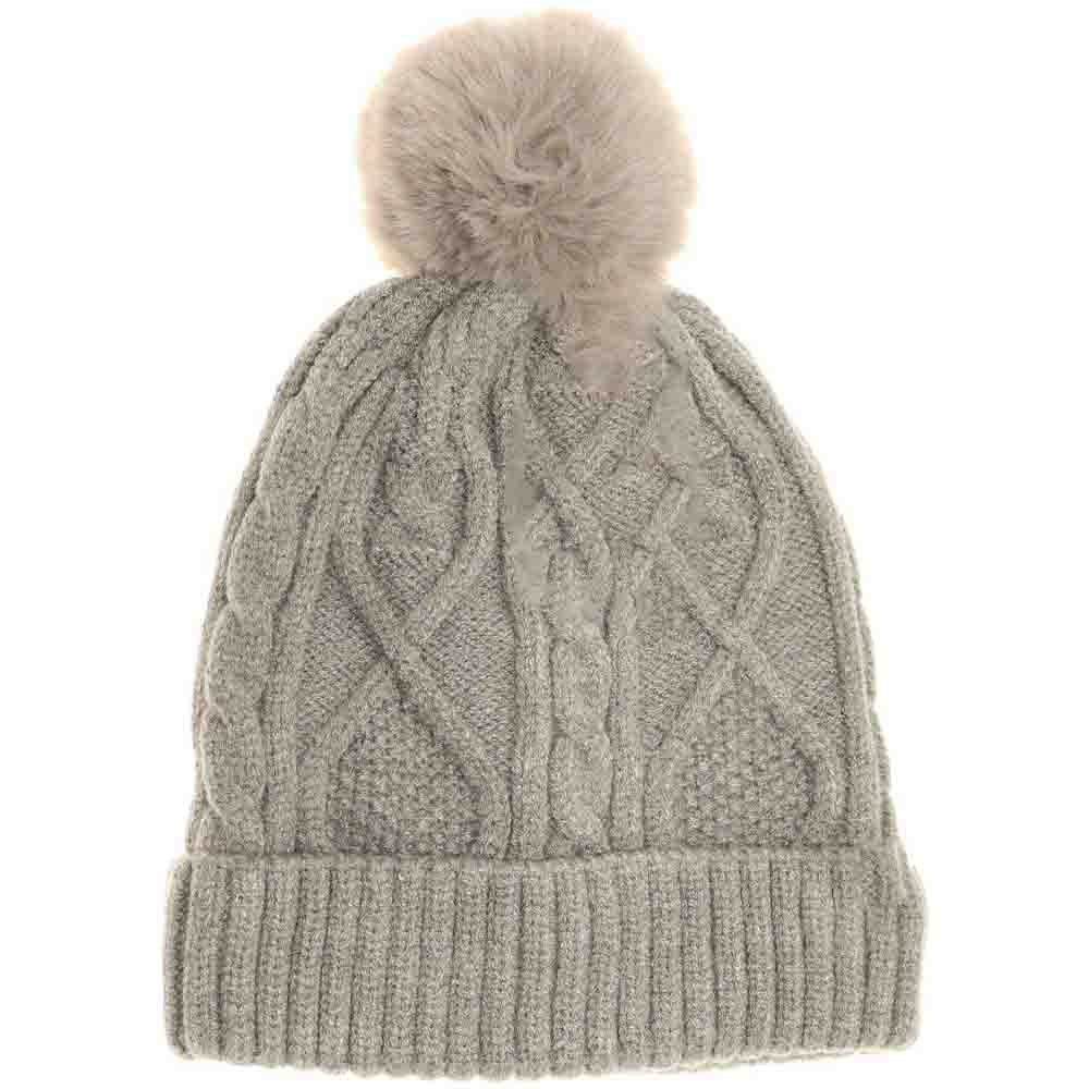 Kids Matching Fur C.C Pom