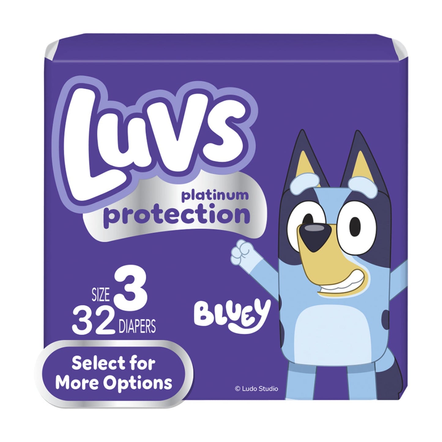 Pañales para bebé Luvs Platinum Protection Talla 3, 32 unidades