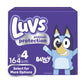 Pañales para bebé Luvs Platinum Protection Talla 4, 164 unidades