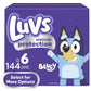 Pañales Luvs Platinum Protection para bebé, talla 6, 144 unidades
