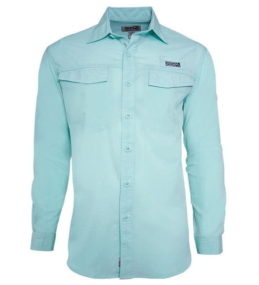 Camisa de pesca de manga larga con ventilación y protección UV Coastline para hombre