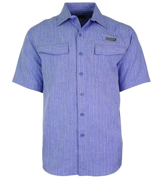 Camisa de pesca de manga corta con ventilación y protección UV para hombre