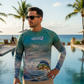Men's Bull Dolphin L/S UV Fishing Shirt