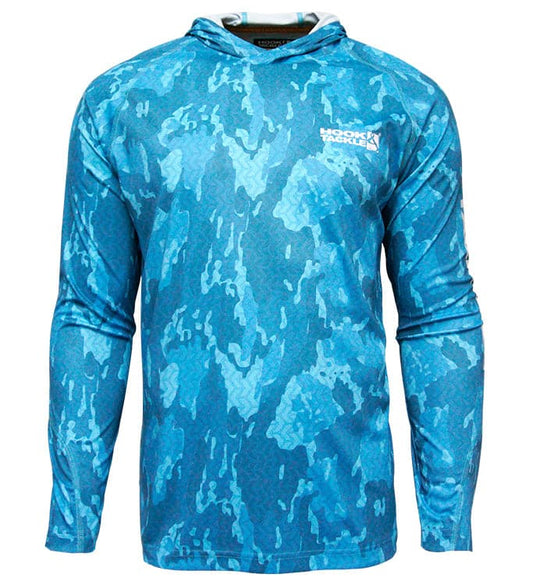 Sudadera de Pesca con Capucha y Protección UV de Manga Larga Reef Bay para Hombre