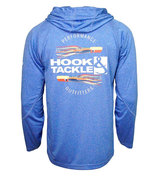 Sudadera con capucha de pesca UV de manga larga Offshore Lures para hombre (S-2X)