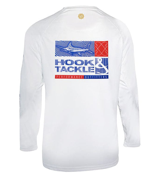 Camisa de Pesca de Manga Larga con Protección UV Marlin Groove para Hombre