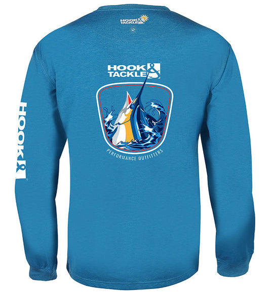 Camiseta de pesca de manga larga con protección UV para hombre Marlin Thrust