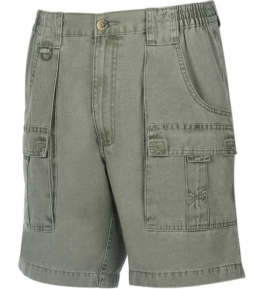 Pantalón corto de pesca Cargo de algodón para hombre Beer Can Island