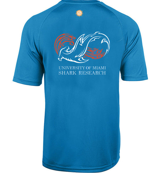 Camisa de manga corta Seamount de la Universidad de Miami para hombre