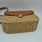 Woven Straw Flap Crossbody Bag – Chic Summer Shoulder Satchel