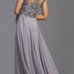 CLEARANCE - Aspeed USA M2100 Illusion Bodice Beaded A-line Dress (Size L)