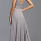 CLEARANCE - Aspeed USA M2341 Sleeveless Appliqued Long Dress (Size M)