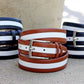 Maurice Two-Tone Calfskin Belt - Tan/White