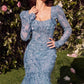 Andrea & Leo MA101 Strapless Mermaid Dress With Removable Bolero