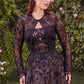 Andrea & Leo MA104 Strapless Embroidered Ball Gown With Removable Jacket