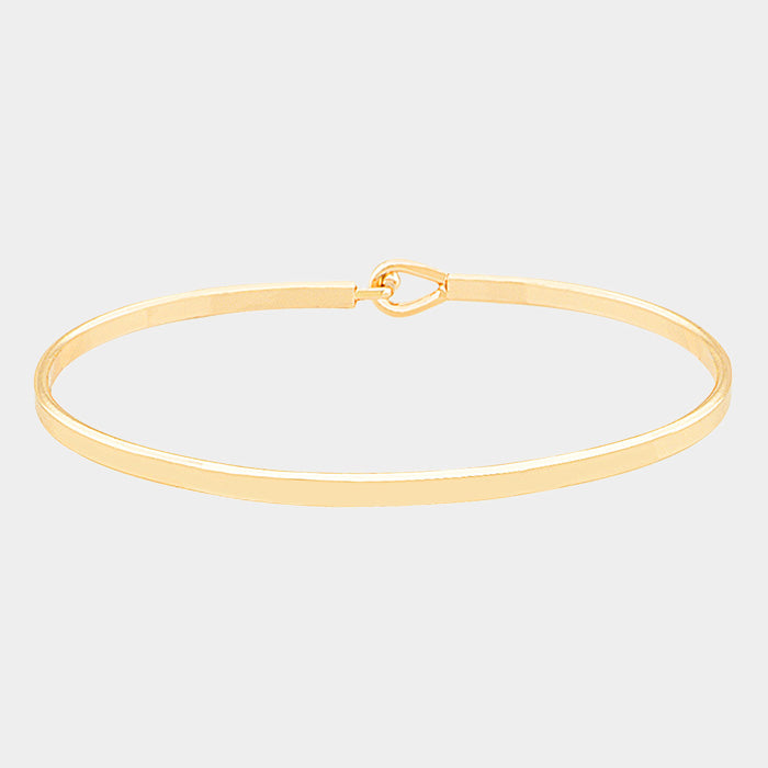 Brass Thin Metal Hook Bracelet